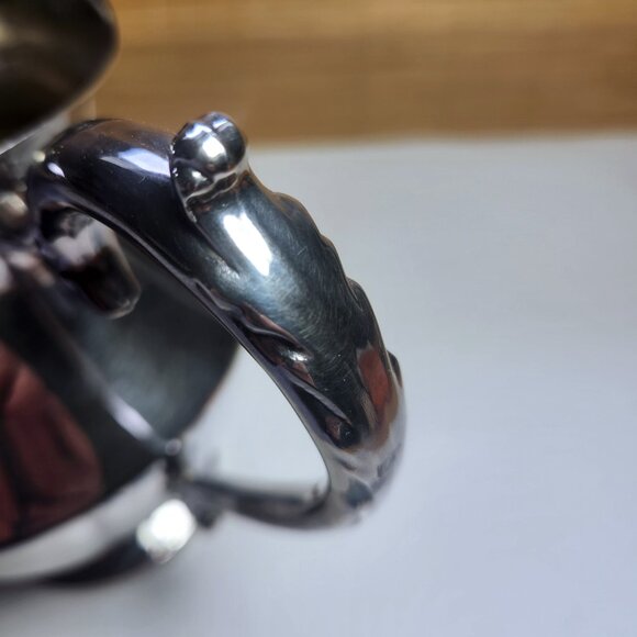 Vintage Silver Plate Water Pitcher Victorian Plate 8 1/4" EP Copper Canada - Picture 9 of 9